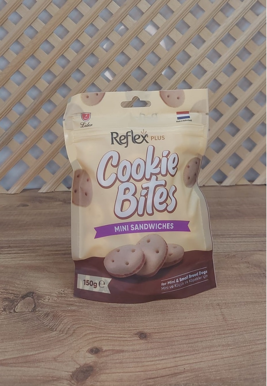 Reflex Plus Cookie Bites Mini Sandwiches Tahılsız Köpük Ödül Maması 150 Gr